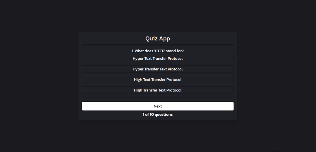 Quiz App