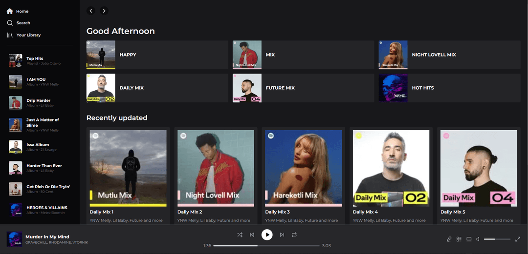 Spotify Clone